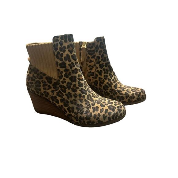 Toms Shoes - Tom Boots Women Shoes 6.5 Cheetah Print